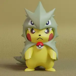 Pokemon - Pikachu Cosplay Tyranitar
