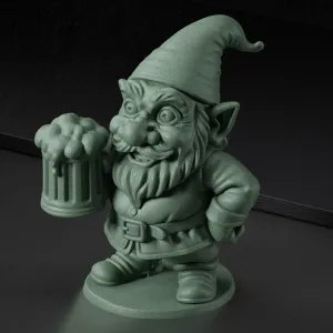 Gnome with beer