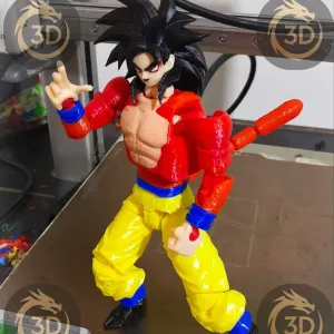 Dummy13 x Dragonball Goku SSJ 4 Articulado