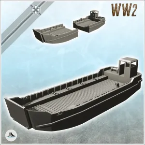Pionierlandungsboot Pilabo 41 transport boat- miniatures war