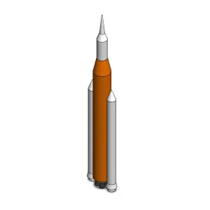 NASA Artemis II Mission Rocket Model