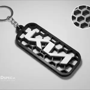KIA hoeycomb logo keychain