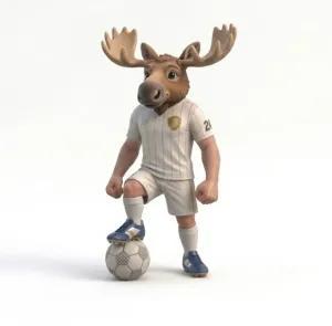 World Cup Mascots - Maple the Moose