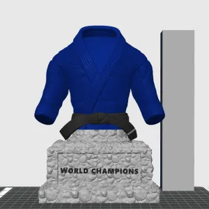 🥋 Personalized Jiu-Jitsu Champion Trophy