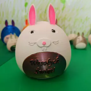 Easter bunny and chick -"squishmallows" style