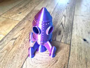 Easy Print Giant Rocky Big Rocket Ship Spaceship Starship