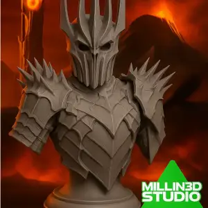 Sauron Dark Lord of the Rings Statue Bust