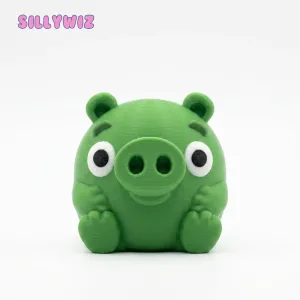 Pig - Angry Birds - Toy - Keyring - Charm - Support Free