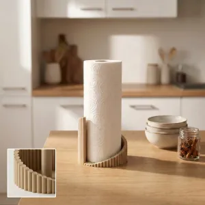 "Forma" ribbed paper towel holder
