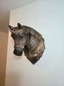Year of the Horse - Armored Horse Head Wall Mount