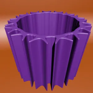 Exclusive Architectural Pillar Symphony Vase V3DDSH00+13