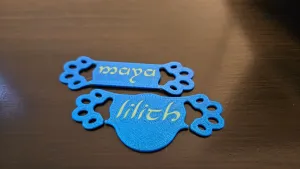 Pet Tag with RFID Pocket