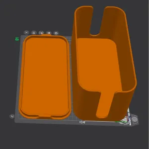 Wire Organizer Box with Slot Opening