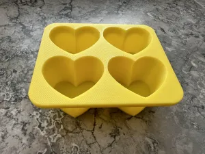 Heart ice tray
