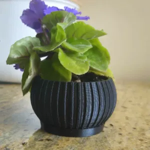Small pot for a violet flower