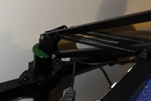 Microphone Dual Monitor Arm Tube Mount