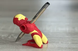Ironman pen holder