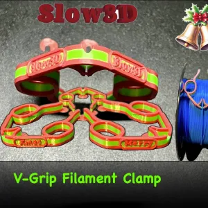 Limited edition Deluxe Xmas Filament V-Grip clamp / clip