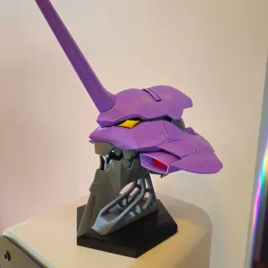 EVA Unit 01 Head Bust from Neon Genesis Evangelion