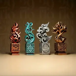 Elementals Statuettes