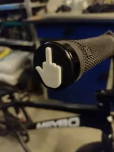 Odi handlebar cap Midle Finger