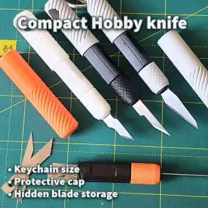 Compact hobby knife