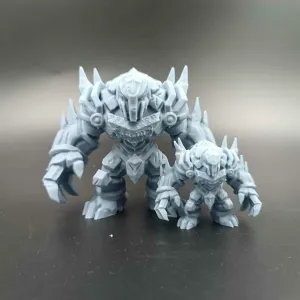 Armored Battle Troll/Orc - RPG Miniature - TTRPG
