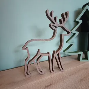 Modern Minimalist Reindeer