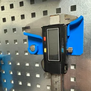 Caliper holder , universal with battery storage.