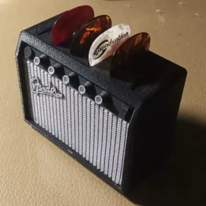 Guitar amp pick case