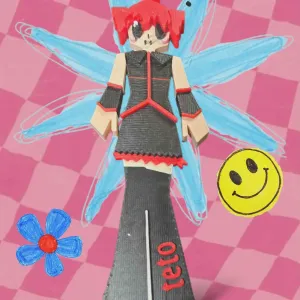 Kid Designed!!!! Kasane Teto Japanese Singer Anime Vocaloid