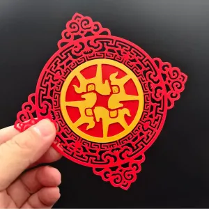 马年主题窗花