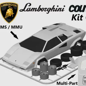 Lamborghini Countach Kit Card