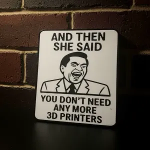 And then she said....