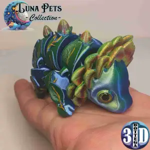 LUNA PETS COLLECTION - Sunflowern - articulated baby dragon