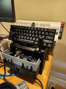 KEYBOARDS DISPLAY STAND WITH STORAGE