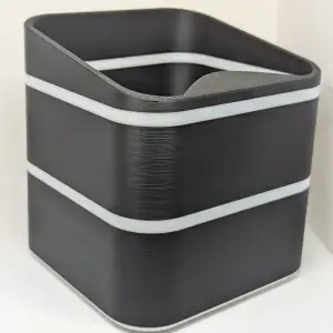 Espresso knock pot, optional TPU protector