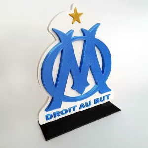 Logo 3D Olympique de Marseille