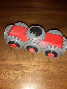 Head with 10 bevel gears