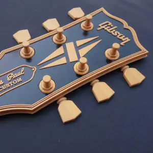 GIBSON GUITAR HEADSTOCK - KEY HANGER / WALL ART