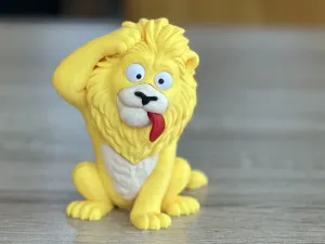 Funny lion (multipart)