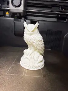 Mystic Owl Statue- Detailed Fantasy Decor 3D Print