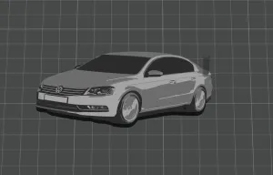 Keychain VW Passat B7 sedan / limousine