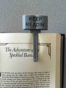 The "Keep Reading" Engraved Book Bookmark (Read Description)