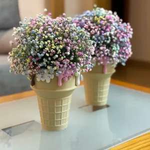 ICE CREAM CONE PLANTER POT