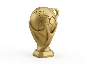 Football Champions Trophy Keychain (Support free)
