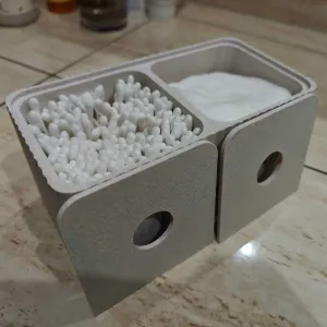 Cotton Pads and swabs Box