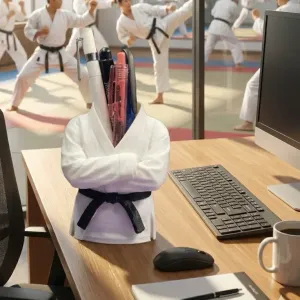 The Desk Sensei: Martial Arts Gi Pen Holder