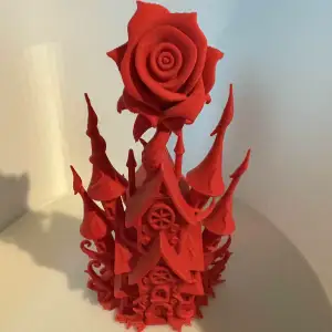 Gothic Rose manor in Tim Burton style
