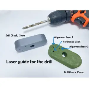 Laser guide for the Drill